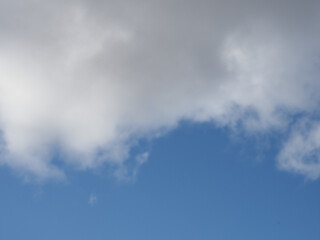 cloudy blue sky background