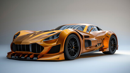 Fototapeta premium Future Concept Automotive Scene