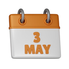 3    May Calendar 3d icon