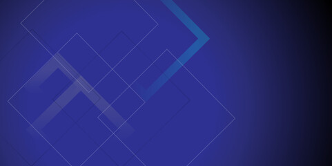 Modern abstract technology Blue geometric shapes background. Suit for poster, banner, brochure, corporate, website .