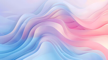 Pastel colored background with soft waves