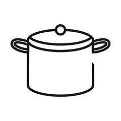 Pot Icon Set Cooking Vessel Illustrations for Culinary Arts and Home Cooking