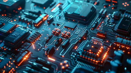 Obraz premium Close-up of innovative European tech gadgets and devices showcasing advanced features and sleek design