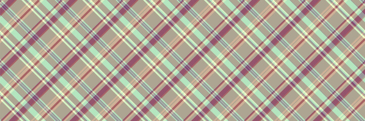 Commerce tartan seamless background, cultural check plaid pattern. Fold fabric textile texture vector in light and pastel colors.