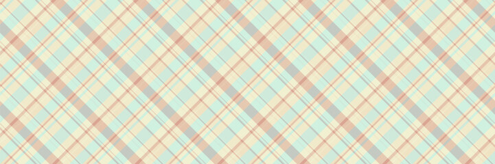 Retail tartan vector seamless, store textile pattern check. Comfortable plaid texture fabric background in light and grey colors.