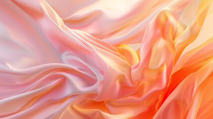 Fototapeta premium Soft flowing silk fabric background