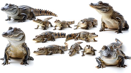 Obraz premium crocodile background for animnal food advertising