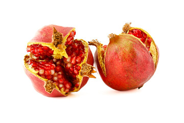 Ripe pomegranate fruit