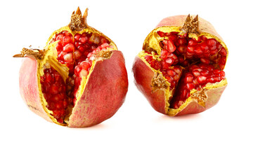 Ripe pomegranate fruit