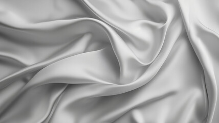 Obraz premium Abstract Minimalist Wave Silk Fabric