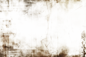 scratched weathered photo paper texture on transparent background for analog vintage effect photo filter