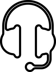 Linal black phone icons