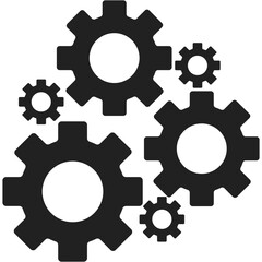 Black solid phone icon design