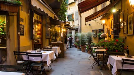 Obraz premium Traditional trattoria in Florence