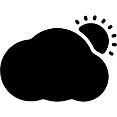 Black solid phone icon design