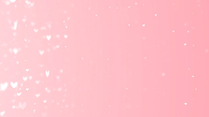 Heart love valentine day wedding anniversary abstract particles background