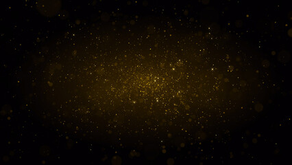 Gold particles golden dust bokeh event awards trailer titles cinematic concert openers luxury celebration background