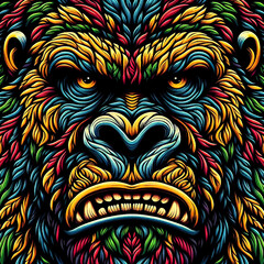 colorful animal themed pattern
