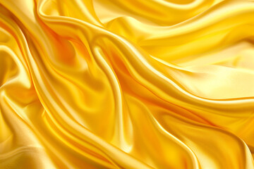 Obraz premium Luxurious of smooth gold silk or satin fabric texture background