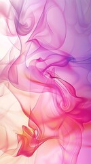 A gentle flow of pink and purple hues in a wavy, abstract pattern conveying calmness