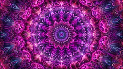 plastic fractal background tile with embossed abstract colorful pattern