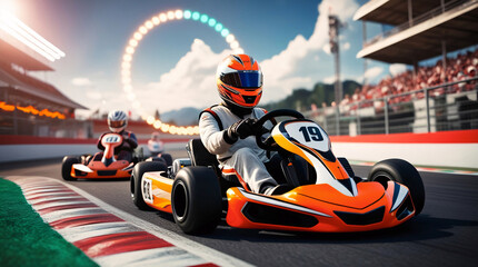 Karting course vitesse IA 17