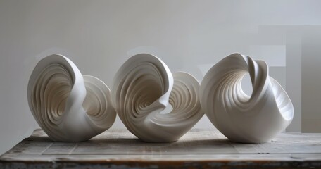  Minimalist Ceramic Sculptures Artistic Abstract Modern Table Decor Home Decor