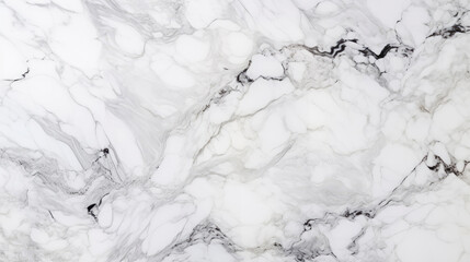 Obraz premium White Marble texture abstract background pattern with high resolution., generative ai