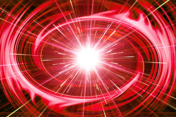 ダイナミックなハイパースペーストンネルテクスチャ - 抽象的のSF背景