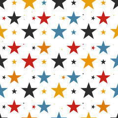 star collection Black and white or colorful, multiple stars with a transparent white background.