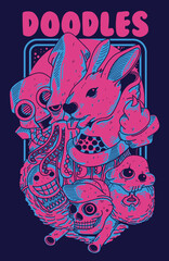 vector artwork doodles