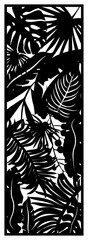vector laser cutting abstrak , seamles, pattern