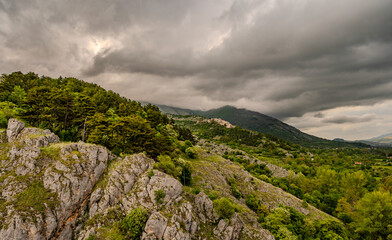 Abruzzo, Italy.  Spectacular landscapes and views 2024