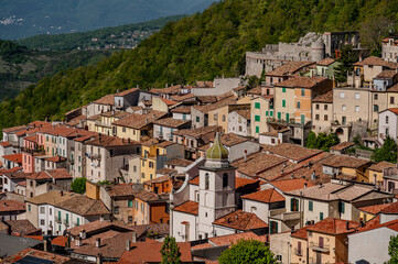 Miranda, Molise, Italy. Spectacular spring panorama. 2024