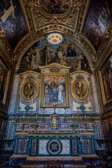 Obraz premium Trisulti Charterhouse is a monastery located in the municipality of Collepardo, in the province of Frosinone. It is recognized as a national monument in 1879.