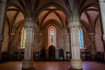 Obraz premium Veroli, Lazio. The Cistercian Abbey of Casamari.