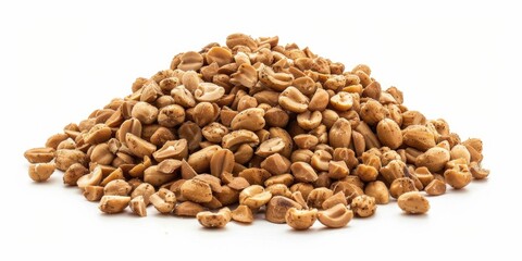 Fototapeta premium A pile of peanuts stacked on top of each other