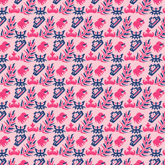 Indonesian Songket Pattern Background 