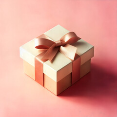 Obraz premium Classic Gift Box Banner: Timeless Elegance