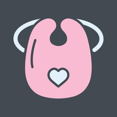 Baby Bib Vector Icon