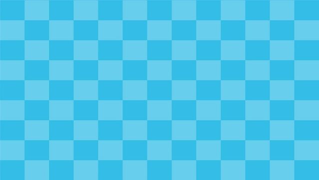 Blue Checkerboard Pattern Slide Up Animation Loop Background