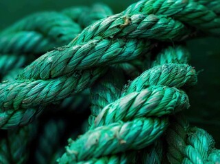 Vivid Seaweed Rope: Striking Texture in Green and Blue