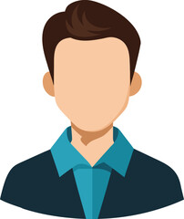 vector man avatar illustration, detailed man avatar illustration