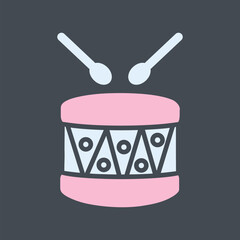 Drums Vector Icon