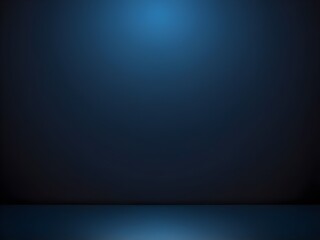 Obraz premium Gradiant Textured Blue Dark Studio Background
