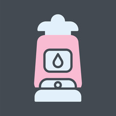 Oil Lamp Vector Icon