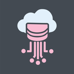 Storage Data Vector Icon