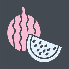 Watermelon Vector Icon
