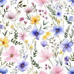 Radiant Blooms Shine Against Soft Green Leaves