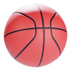 basketball 3d icon illustration © Adriansyah